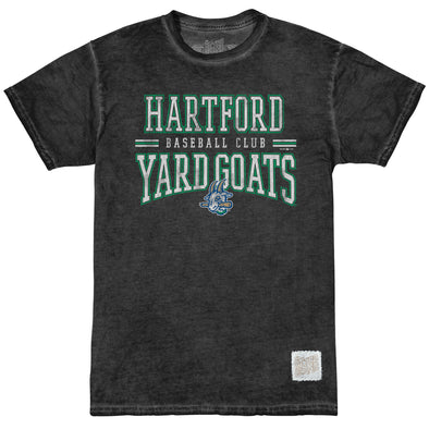 Hartford Yard Goats Retro Brand Oil Washed Tee - Black