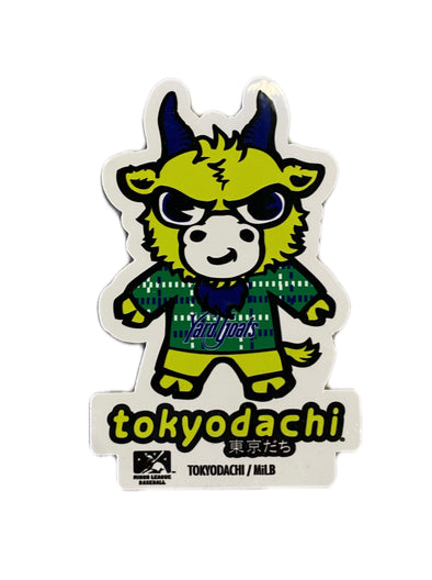 Hartford Yard Goats Tokyodachi Chompers Sticker