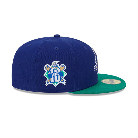 Hartford Yard Goats New Era On-Field Home Cap - 10 Year Patch