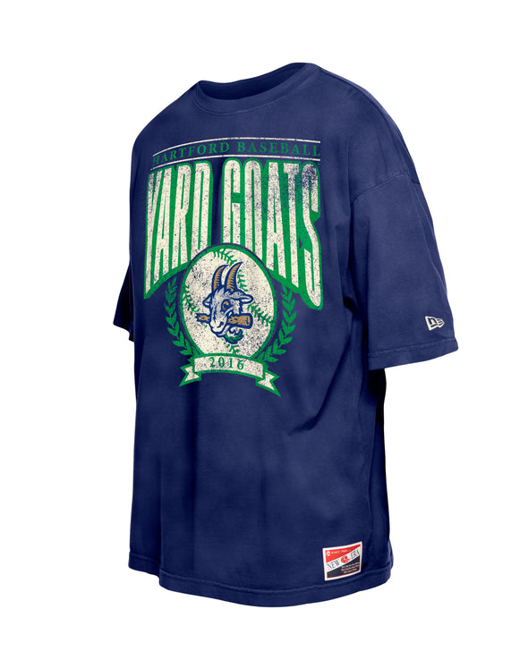 Hartford Yard Goats New Era Adult Acid Wash Tee