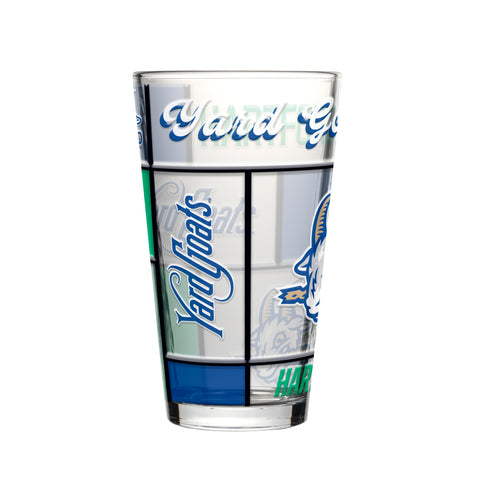 Hartford Yard Goats Stained 16oz Pint Glass