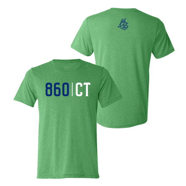 Hartford Yard Goats 108 Stitches Area Code Tee - 860 – Hartford