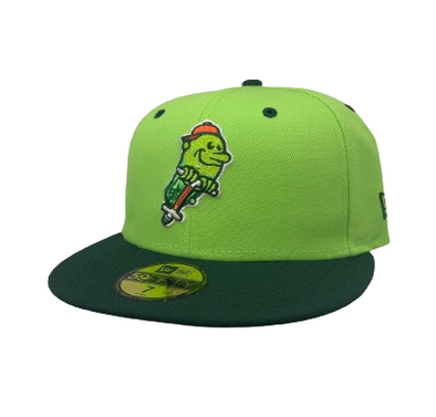 Hartford Yard Goats New Era Bouncing Pickles Fitted Cap