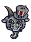 Hartford Yard Goats Uncle Sam Logo Pin