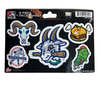 Hartford Yard Goats RICO 5 Piece Decal Sticker Sheet