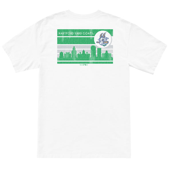 Hartford Yard Goats Retro Brand Skyline Tee