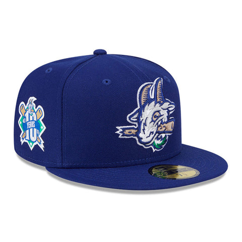 Hartford Yard Goats New Era On-Field Road Cap - 10 Year Patch