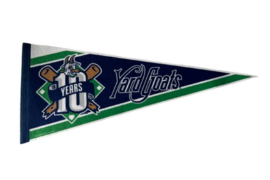 Hartford Yard Goats Commemorative 10 Years Pennant