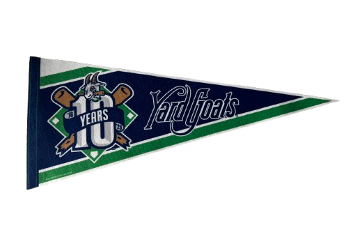 Hartford Yard Goats Commemorative 10 Years Pennant