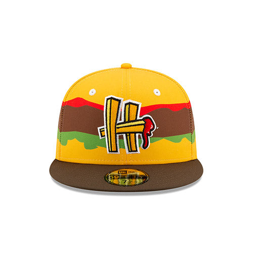 Hartford Steamed Cheeseburger New Era Fries Logo Official On-Field Cap