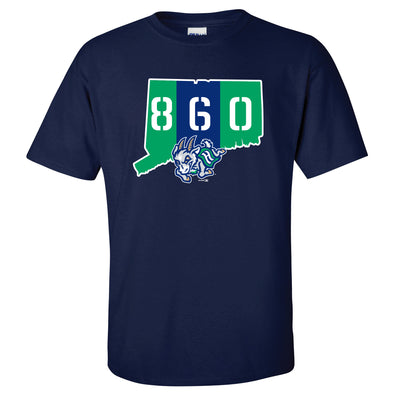 Hartford Yard Goats Bimm Ridder 860 State T-Shirt