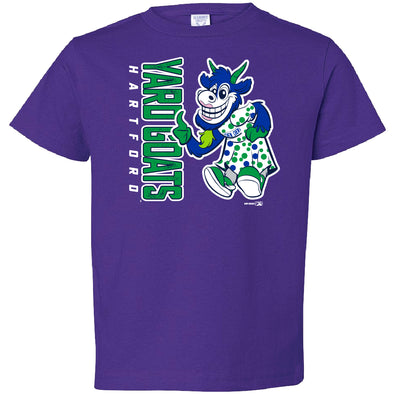 Hartford Yard Goats Bimm Ridder Toddler Chew Chew Mascot Stand Tee