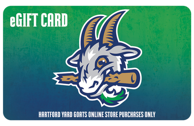 Hartford Yard Goats E-Gift Card (REDEEMABLE FOR ONLINE MERCH ONLY)