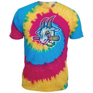 Hartford Yard Goats Retro Brand Youth Tie Dye T-Shirt